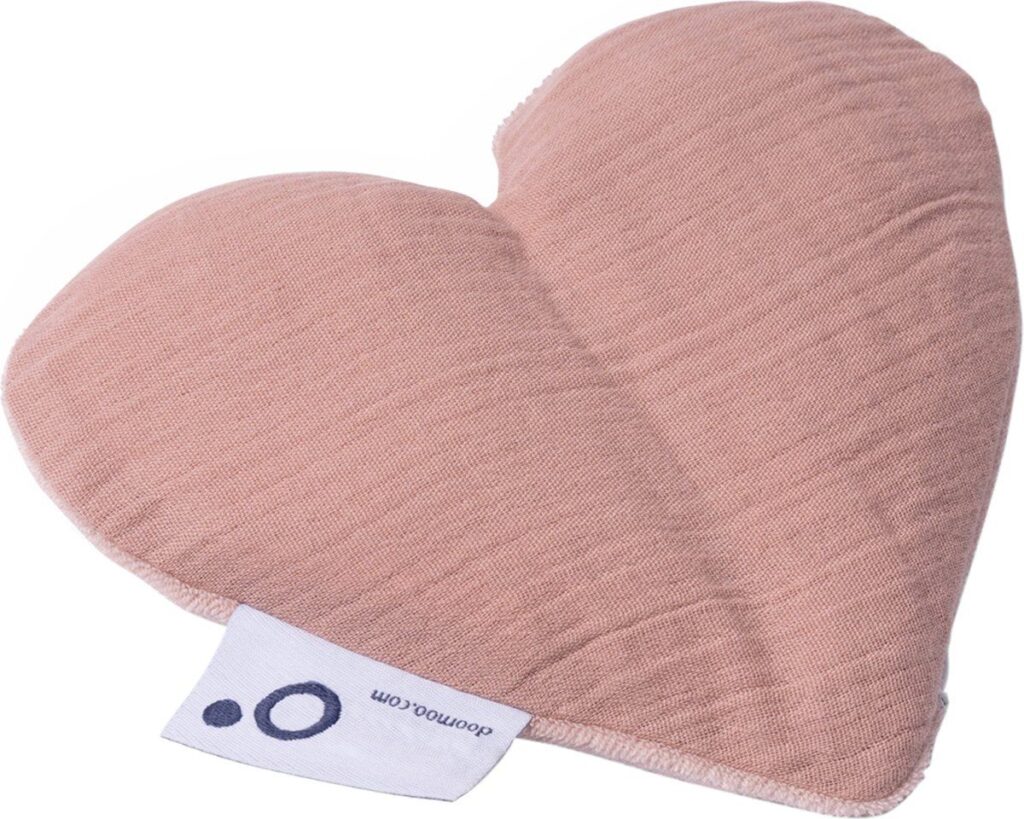 Doomoo Snoggy sildošais spilvens Love Pink