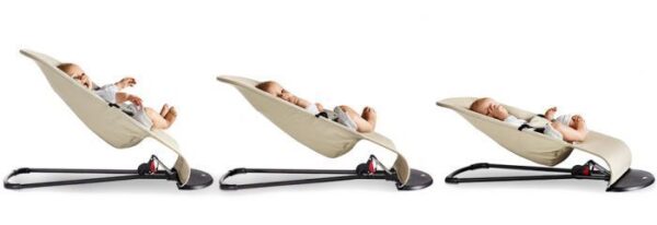 Autokreslini.lv | Babysitter Balance Soft šūpuļkrēsls mazuļiem krāsa Silver/White, MESH bilde #29