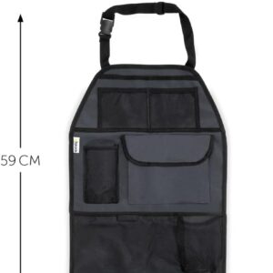 Hauck Cover Me Delux aizsargs ar mantu kabatām Black