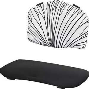 Kinderkraft Enock barošanas krēsla spilvens Black/White