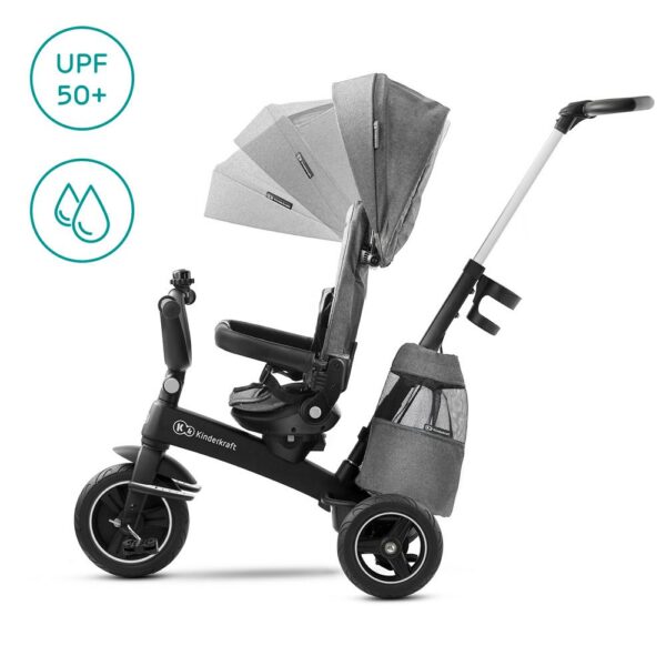 Autokreslini.lv | Easytwist stumjamais trīsritenis bērniem 5in1 krāsa Platinum Grey bilde #17