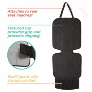 Zoogi Car seat protector aizsargs krāsa Black