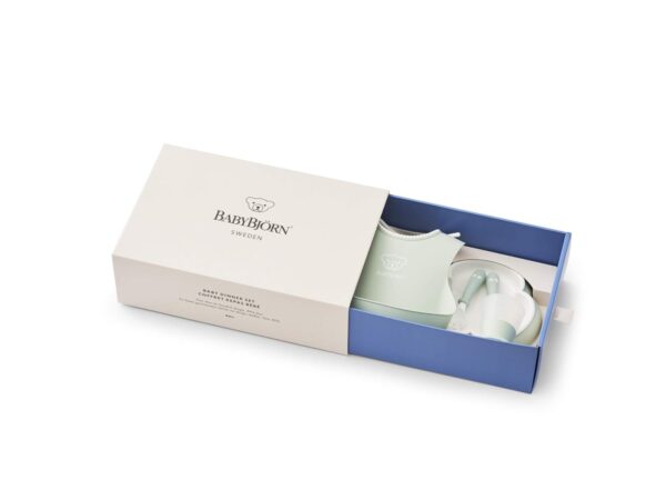 Autokreslini.lv | Dinner Set (šķīvis/dakšiņa/karote/glāzīte un priekšautiņš) un priekšautiņš krāsa Powder Green bilde #31
