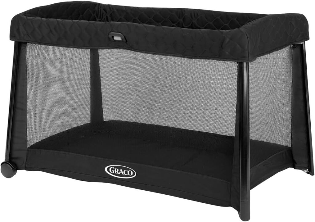 Graco FoldLite LX mazuļu gultiņa ar otro līmeni krāsa Midnight