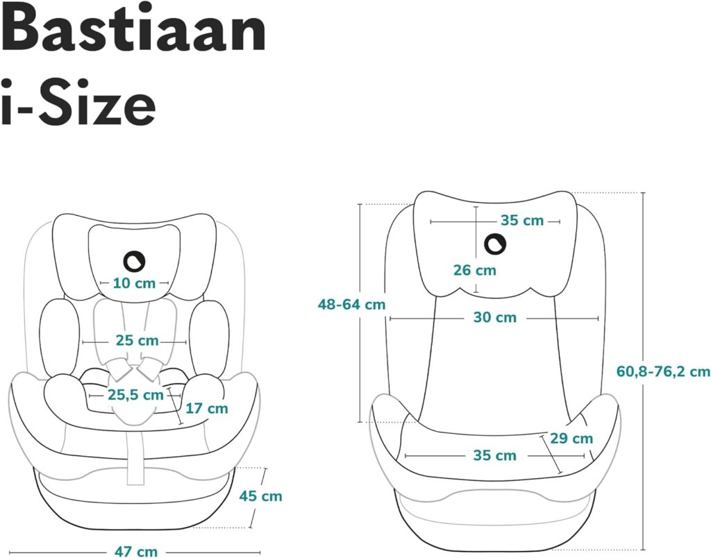 Lionelo Bastiaan I-Size autokrēsliņš bērniem 40-150cm