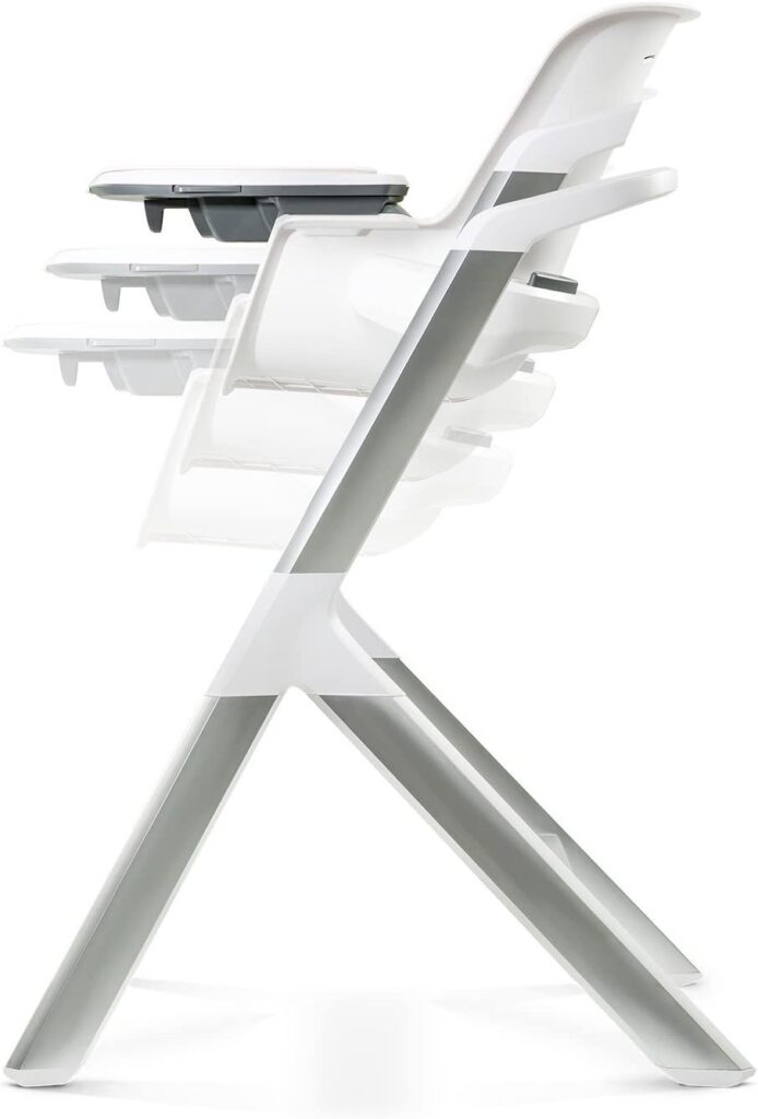 4Moms Connect barošanas krēsliņš krāsa White+ ēšanas trauku komplekts