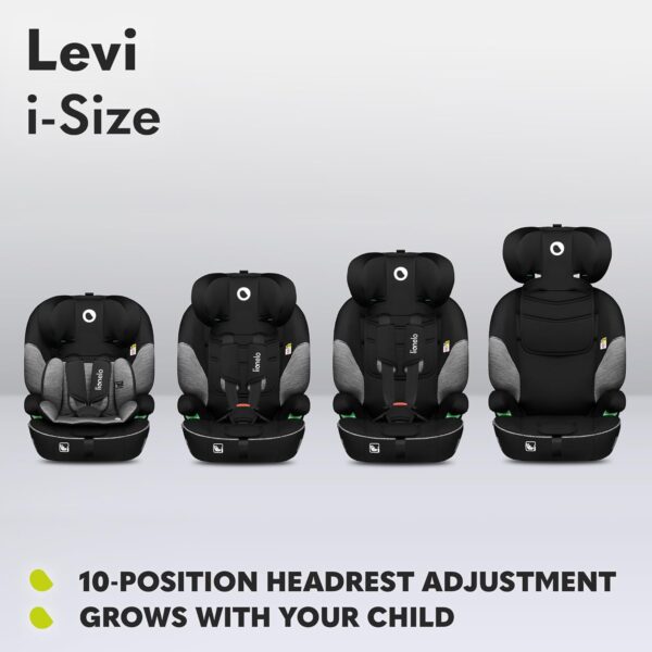 Autokreslini.lv | Levi I-Size autokrēsliņš 76-150cm krāsa Black Grey bilde #23