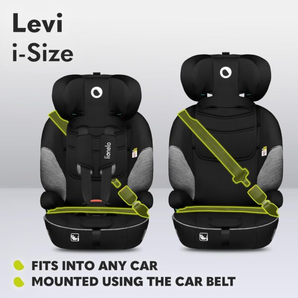 Autokreslini.lv | Levi I-Size autokrēsliņš 76-150cm krāsa Black Grey bilde #19
