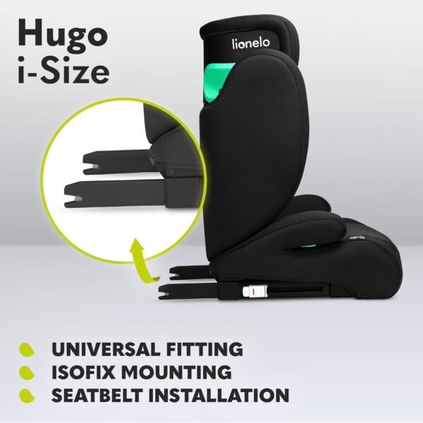 Autokreslini.lv | Hugo I-Size autokrēsliņš 100-150cm krāsa Black Carbon bilde #21
