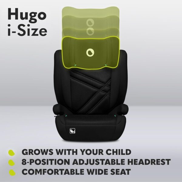 Autokreslini.lv | Hugo I-Size autokrēsliņš 100-150cm krāsa Black Carbon bilde #19