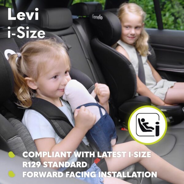 Autokreslini.lv | Levi I-Size autokrēsliņš 76-150cm krāsa Black Grey bilde #27