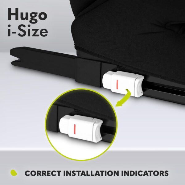 Autokreslini.lv | Hugo I-Size autokrēsliņš 100-150cm krāsa Black Carbon bilde #23