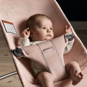 BabyBjorn BLISS šūpuļkrēsls mazuļiem 0-13kg krāsa Dusty Pink, MESH