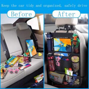 NordBaby Car Backseat Organiser automašīnas krēslu aizsargs- mantu organaizers ar kabatu planšetei
