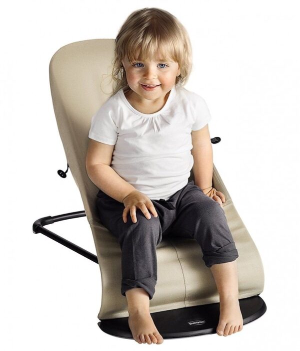 Autokreslini.lv | Babysitter Balance Soft šūpuļkrēsls mazuļiem krāsa Khaki Beige, Woven bilde #19