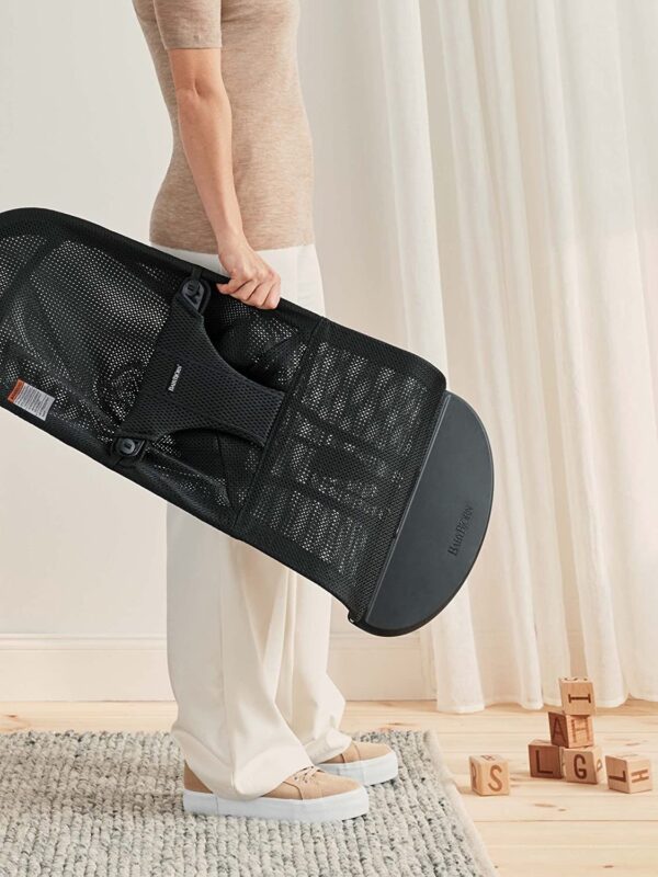 Autokreslini.lv | Balance Bliss mazuļu šūpuļkrēsls krāsa Black, MESH bilde #11