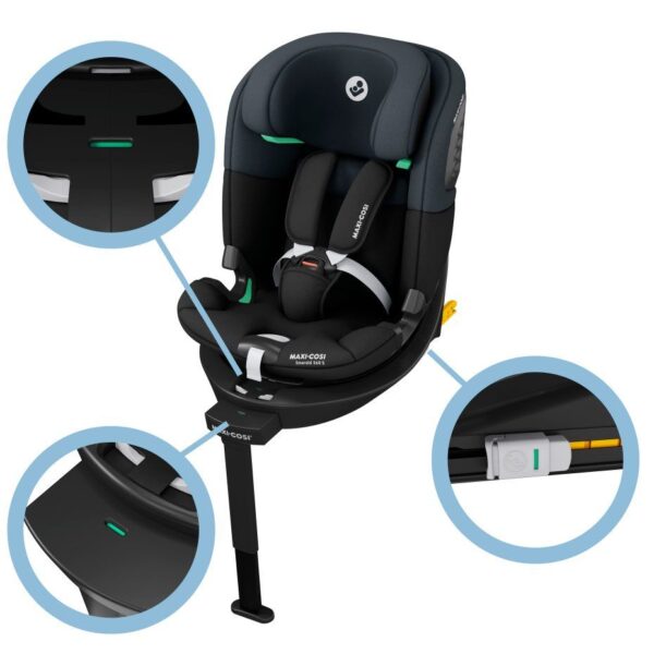 Autokreslini.lv | Emerald 360 S I-Size autokrēsliņš 40-150cm krāsa Tonal Black bilde #5