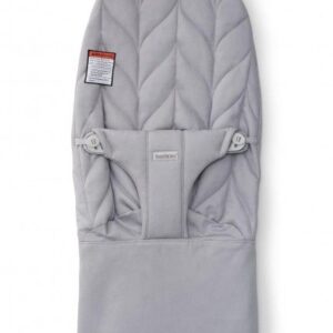 BabyBjorn Bouncer BLISS sēžamās daļas pārvalks krāsa Light Grey, Wowen Petal quilt