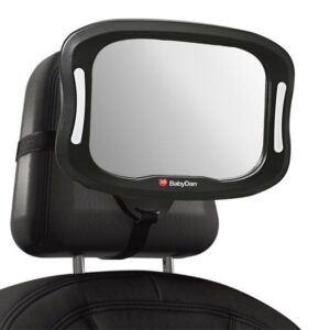 BabyDan Car Seat mirror with LED automašīnas atpakaļskata spogulis mazuļiem