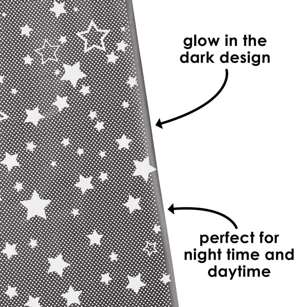Diono Sun Shade Starry Night automašīnas rullo saulessargs ar tumsā spīdošām zvaigznītēm