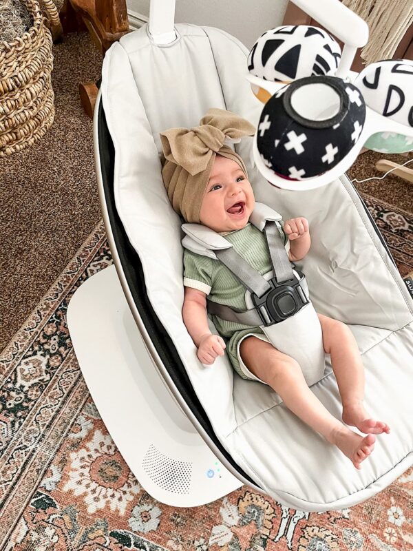 Autokreslini.lv | MamaRoo 5 mazuļu šūpolītes krāsa Classic Grey bilde #17