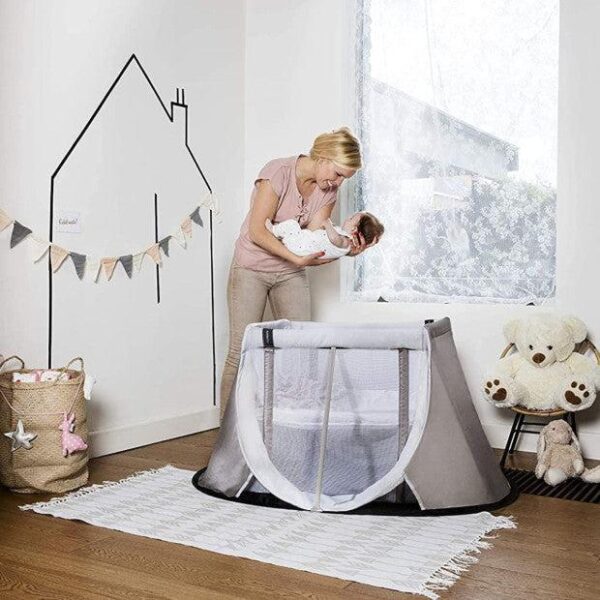 Autokreslini.lv | Travel Cot ceļojumu gultiņa krāsa Confetti Hearts bilde #3