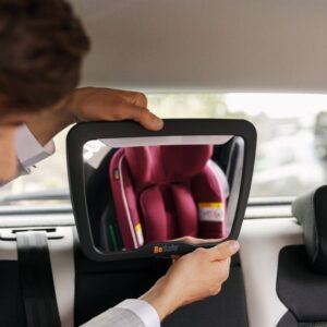 BeSafe XL2 automašīnas atpakaļskata spogulītis ar LED gaismiņām un pulti