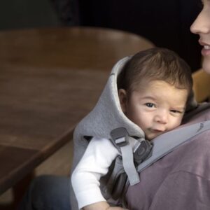 BabyBjorn MINI ergosoma mazuļiem 0-12mēn. krāsa Light Grey 3D Jersey