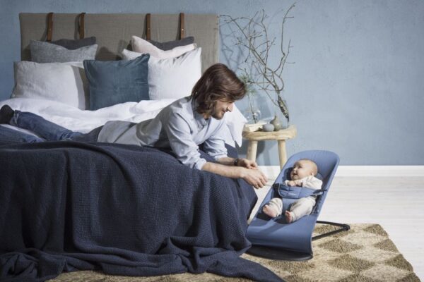 Autokreslini.lv | Babysitter Balance Soft šūpuļkrēsls mazuļiem krāsa Black/Dark Grey, Woven bilde #17
