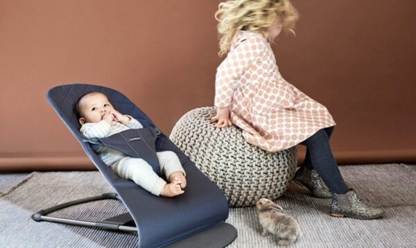 Autokreslini.lv | Balance Bliss mazuļu šūpuļkrēsls krāsa Anthracite, COTTON Classic Quilt bilde #17