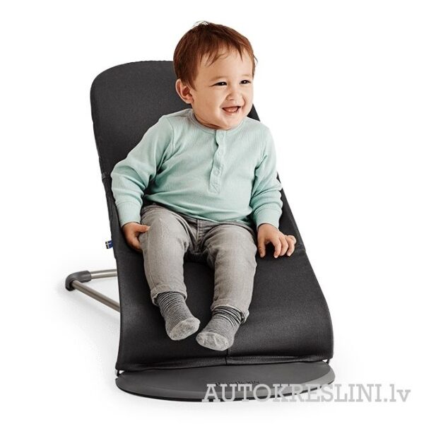 Autokreslini.lv | Balance Bliss mazuļu šūpuļkrēsls krāsa Anthracite, COTTON Classic Quilt bilde #3