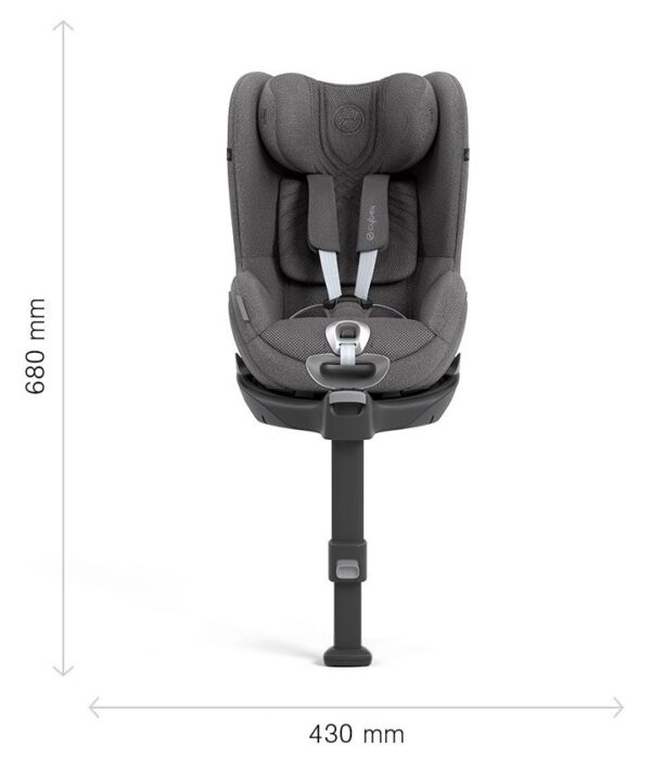 Autokreslini.lv | Sirona T I-Size PLUS 45-105cm sēžamā daļa krāsa Nautical Blue bilde #21