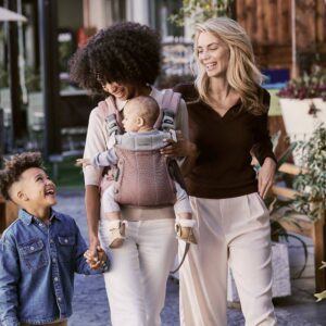 BabyBjorn Harmony ergosoma mazuļiem 0-3gadiem krāsa Dusty Pink 3D MESH
