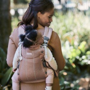 BabyBjorn Harmony ergosoma mazuļiem 0-3gadiem krāsa Dusty Pink 3D MESH