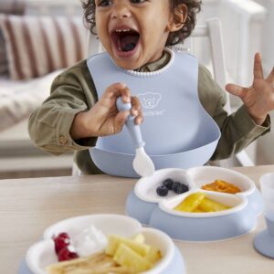 BabyBjorn bērnu šķīvis un karotīte/dakšiņa
