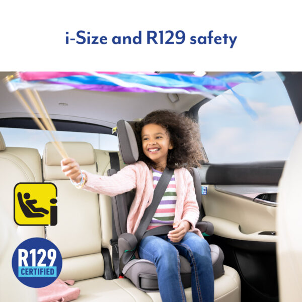 Autokreslini.lv | Affix I-Size R129 autokrēsliņš bērniem 100-150cm krāsa Midnight bilde #19