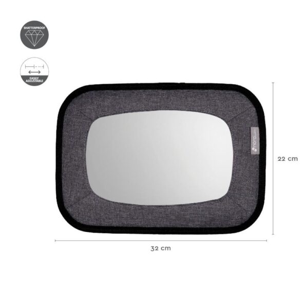 Autokreslini.lv | Back Seat Mirror Textile atpakaļskata spogulis mazuļiem bilde #5