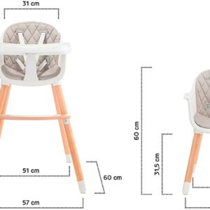 Kinderkraft Sienna barošanas krēsls