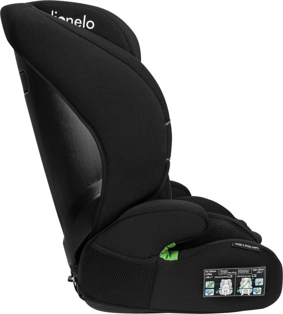 Lionelo Levi One I-Size autokrēsliņš 76-150cm krāsa Black Carbon