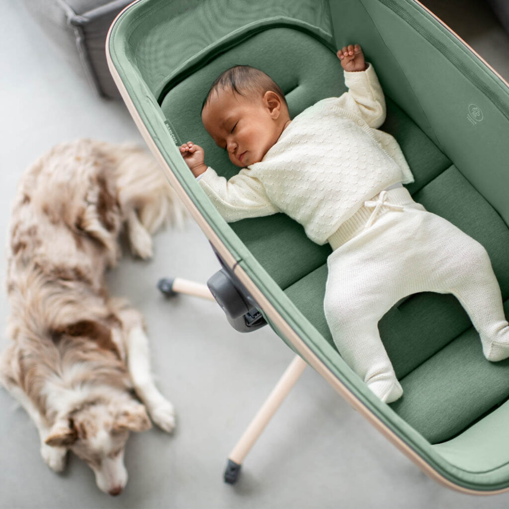 Maxi Cosi ALBA All in1 gultiņa un barošanas krēsls krāsa BEYOND