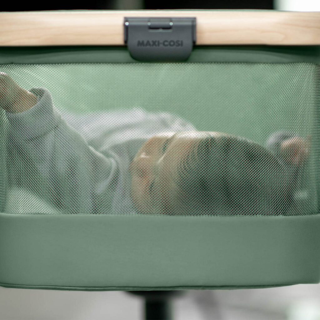 Maxi Cosi ALBA All in1 gultiņa un barošanas krēsls krāsa BEYOND