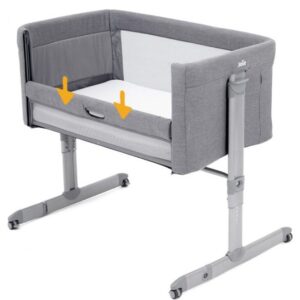 Joie Roomie mazuļu gultiņa krāsa Grey Flannel
