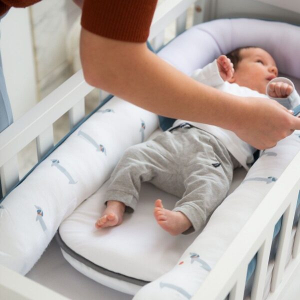 Autokreslini.lv | Baby Cocoon mazuļu ligzdiņa krāsa Classic Grey bilde #25