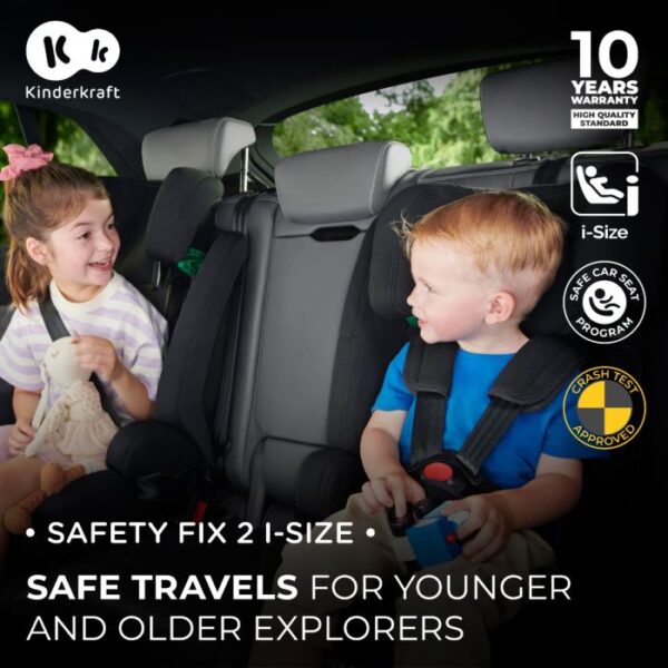 Autokreslini.lv | Safety-Fix 2 I-Size autokrēsliņš 76-150cm krāsa Black bilde #23