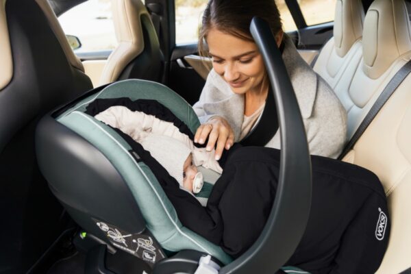Autokreslini.lv | Move autokrēsliņa siltais guļammaiss krāsa Walnut Clover bilde #27