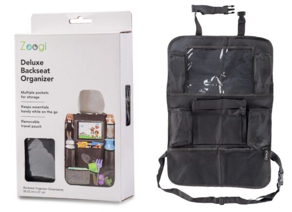 Autokreslini.lv | Deluxe Backseat organizer mantu kabatas Black bilde #7