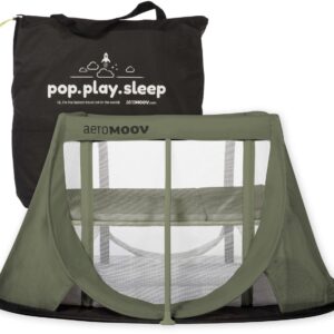 AeroMoov Travel Cot ceļojumu gultiņa krāsa Green Moss