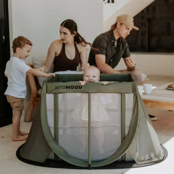 Autokreslini.lv | Travel Cot ceļojumu gultiņa krāsa Green Moss bilde #13