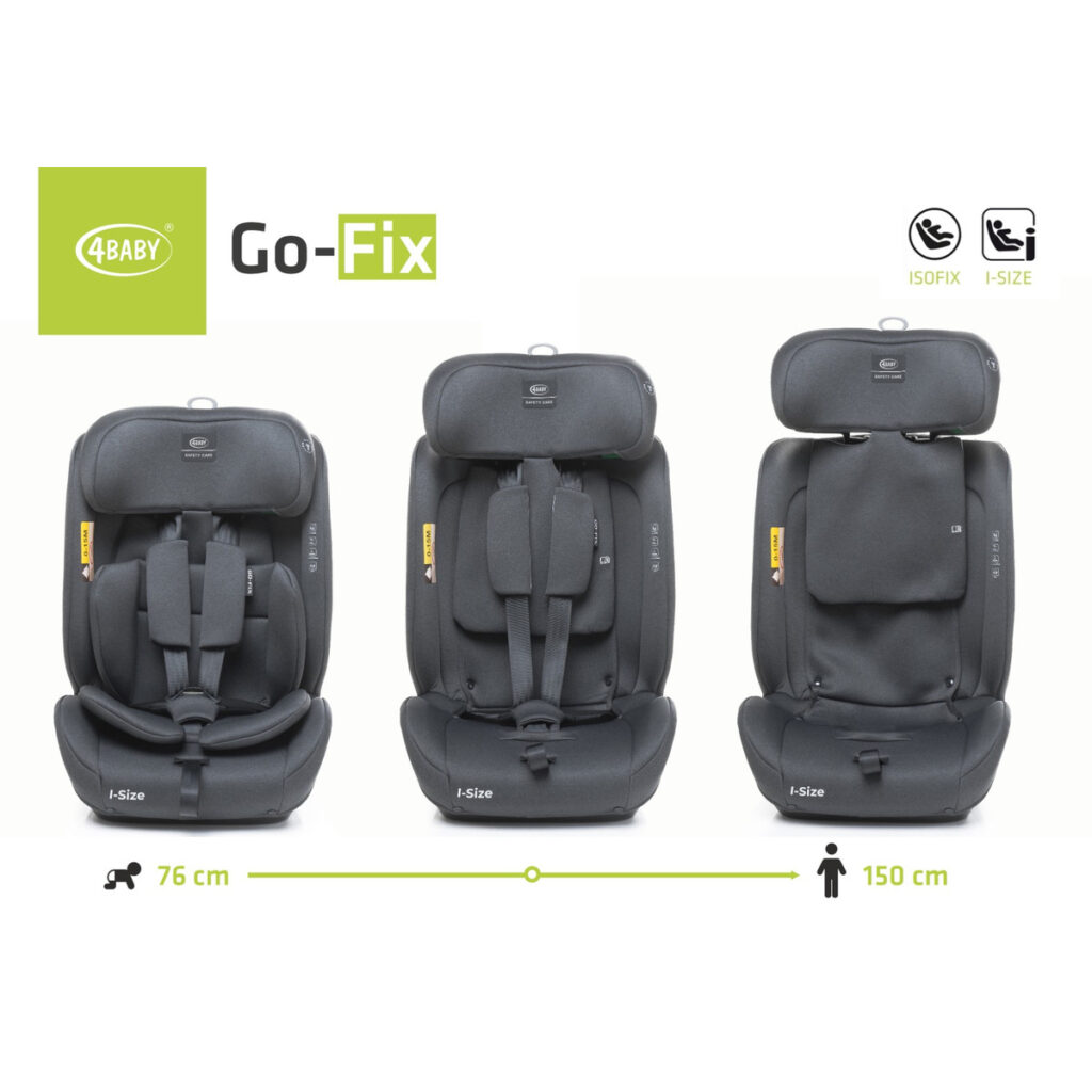 4Baby Go-Fix autokrēsliņš bērniem 76-150cm