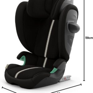 Cybex Solution G2 I-Fix PLUS autokrēsliņš bērniem 100-150cm krāsa Moon Black
